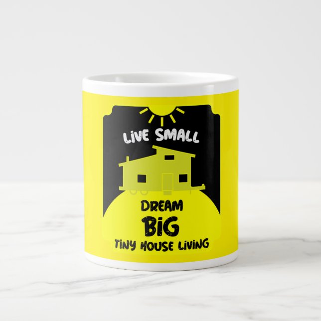 Tiny House Living - Tiny Homes  Large Coffee Mug (Front)