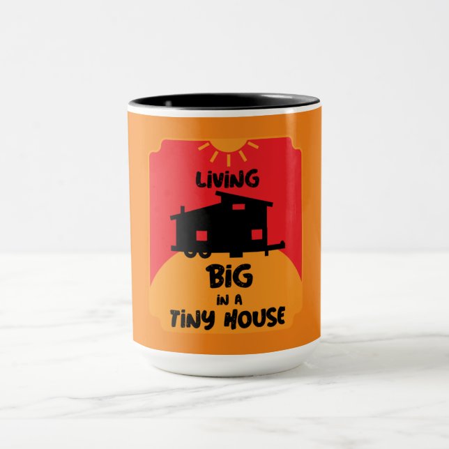 Tiny House Living - Tiny Homes  Mug (Center)