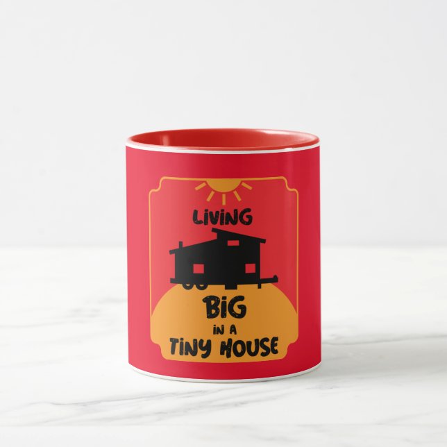 Tiny House Living - Tiny Homes  Mug (Center)