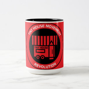 Tiny House Movement - Tiny Houses - Tiny Home Serv Two-Tone Coffee Mug