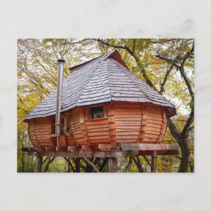 TINY HOUSE RUSTIC CABIN POSTCARDS