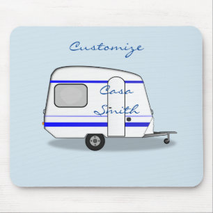 Tiny house streamlined caravan Thunder_Cove Mouse Pad
