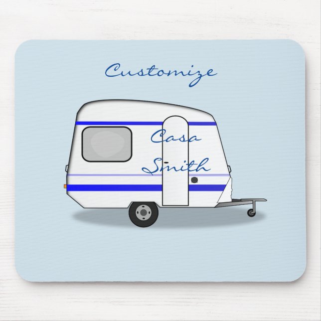 Tiny house streamlined caravan Thunder_Cove Mouse Pad (Front)