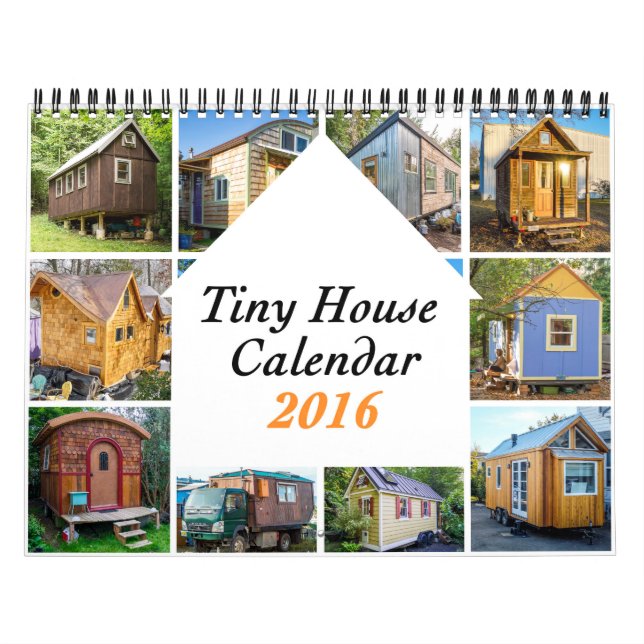 Tiny Houses 2016 ($30) Charity Calendar (Cover)