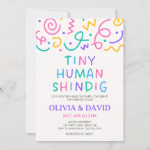 Tiny Human Shindig Baby Shower
