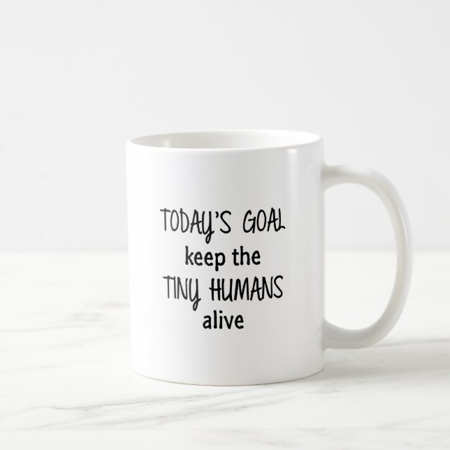 Tiny Humans Coffee Mug (Right)