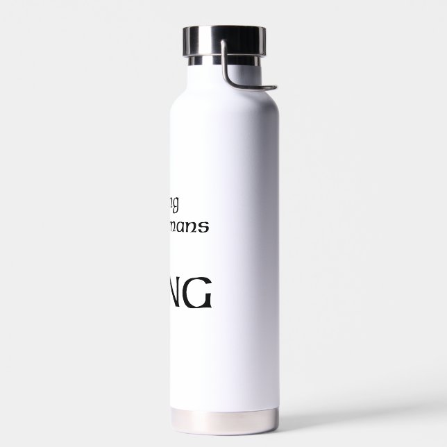 Tiny Humans Water Bottle (Left)