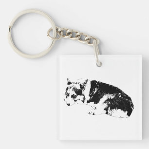 Tiny Ink, Loyal Corgi Key Ring