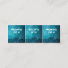 Tiny Jewellery Card-Customise Text- Mini Business 