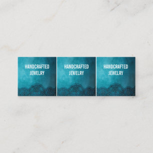 Tiny Jewellery Card-Customise Text- Mini Business Card