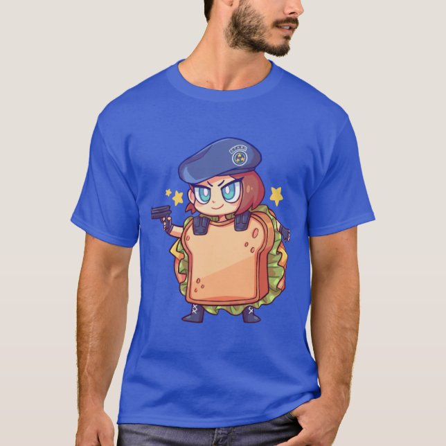 tiny jill sandwich gift retro girl T-Shirt (Front)