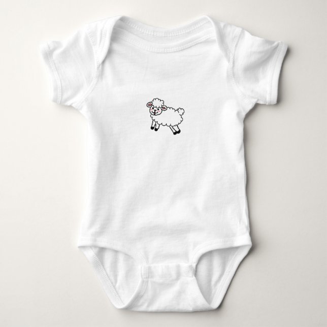 Tiny Lamb Baby Top (Front)