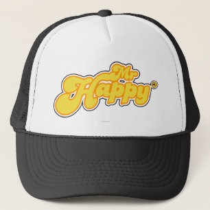Tiny & Laughing Mr. Happy Trucker Hat
