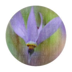 Tiny Lavender Purple Wildflower Nature Cutting Board