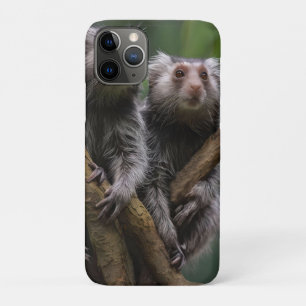 Tiny Marmoset Titans Among the Branches, iPhone 11 Pro Case