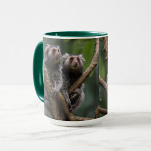 Tiny Marmoset Titans Among the Branches, Mug