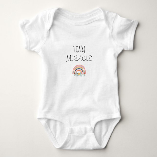 Tiny Miracle Baby Onsie Bodysuit (Front)