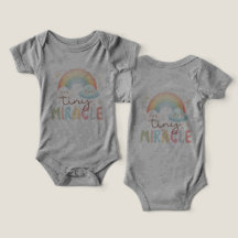 Tiny Miracle Rainbow Baby Bodysuit – Gender