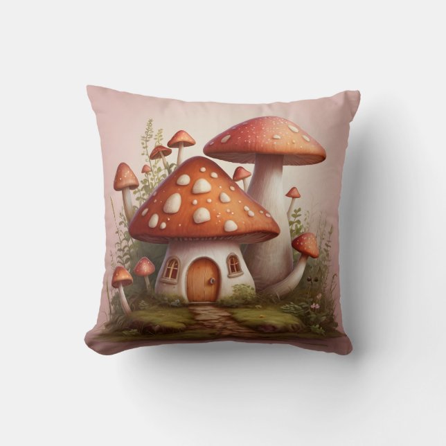 tiny mushroom home cushion (Front)