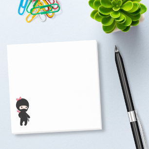 Tiny Ninja Girl Post-it Notes