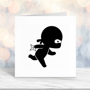 Tiny Ninja Running Self-inking Stamp