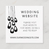 Tiny Peacock Stylised Modern Wedding Website