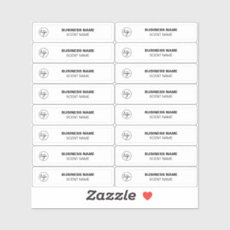 Tiny Perfume Sample Labels 0.5 x 1.8