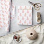 Tiny Pink Christmas Trees Wrapping Wrapping Paper<br><div class="desc">Pink Christmas tree Wrapping Wrapping Paper</div>