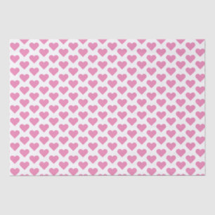Tiny Pink Hearts Pattern Tissue Paper