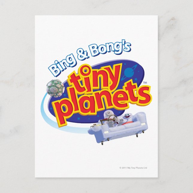 Tiny Planets Logo Postcard (Front)