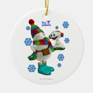 Tiny Planets Snow Problem Ceramic Tree Decoration
