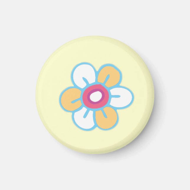 Tiny Pretty Flower Magnet (Front)