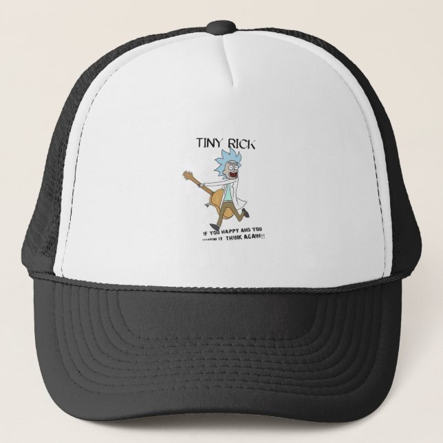 Tiny Rick Classic Trucker Hat (Front)