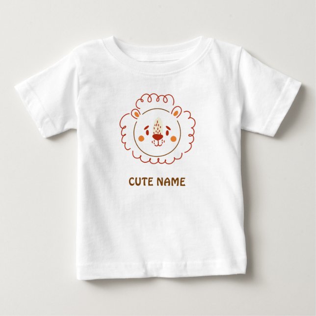 Tiny Roar  Baby T-Shirt (Front)