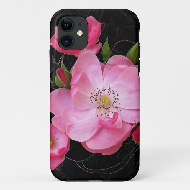 tiny rosebud opens Case-Mate iPhone case (Back)