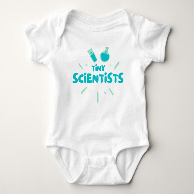 Tiny scientists baby bodysuit (Front)