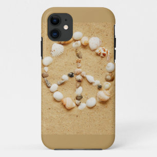 Tiny Seashell Peace Sign iPhone 11 Case