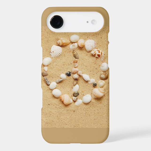 Tiny Seashell Peace Sign Case-Mate iPhone Case (Back)