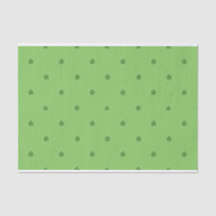 Tiny Shamrocks St. Patrick's Day Print Tissue Paper