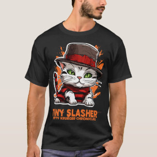 Tiny Slasher Kitty Krueger T-Shirt