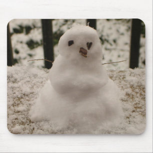 Tiny Snowman Mousepad