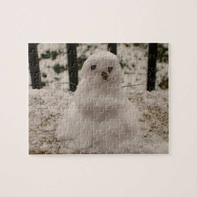 Tiny Snowman Puzzle (Horizontal)