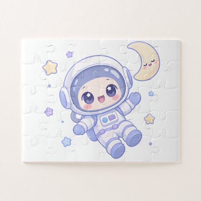 Tiny Space Explorer Jigsaw Puzzle (Horizontal)