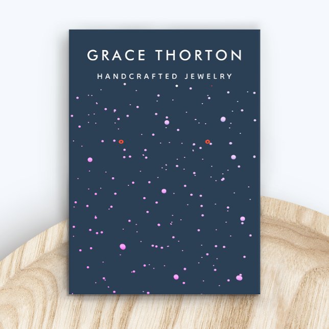 Tiny Stars Teal Earring Jewellery  Display Card (Creator Uploaded)