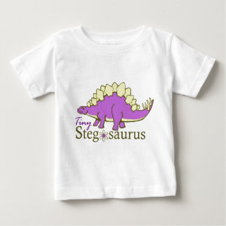 Tiny Stegosaurus, Purple Baby T-Shirt