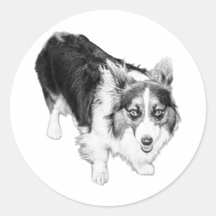 Tiny Step, Big Presence Classic Round Sticker