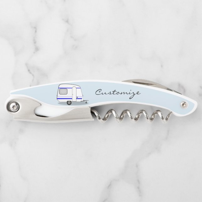 Tiny streamlined caravan Thunder_Cove any colour Corkscrew (Front)