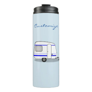 Tiny streamlined caravan Thunder_Cove any colour Thermal Tumbler