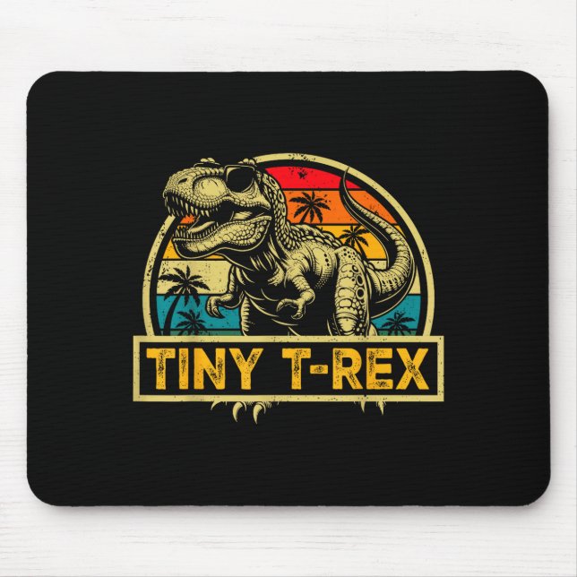 Tiny T-rex T Rex Dinosaur Tiny T-rex Family Matchi Mouse Pad (Front)
