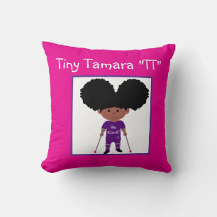 Tiny Tamara TT Throw Pillow 16" x 16"